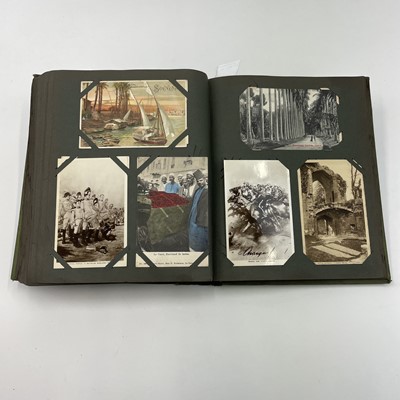 Lot 909 - Postcard Album.