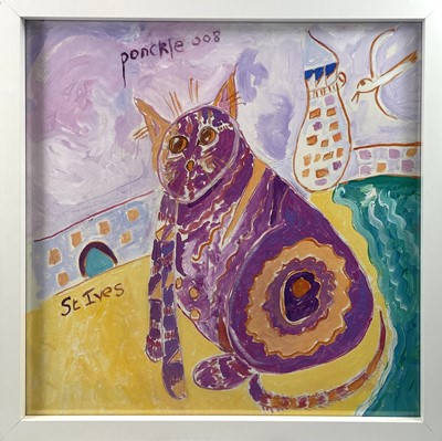 Lot 430 - PONCKLE (1934-2012) St Ives Oil on canvas...