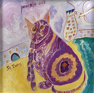 Lot 430 - PONCKLE (1934-2012) St Ives Oil on canvas...