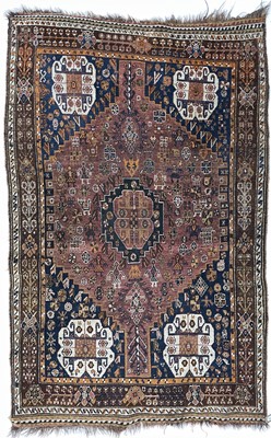 Lot 1224 - A Ghashgai rug, South West Persia, circa 1920.