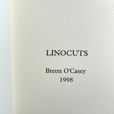 Lot 223 - Breon O'CASEY (1928-2011) 'Linocuts: Breon...