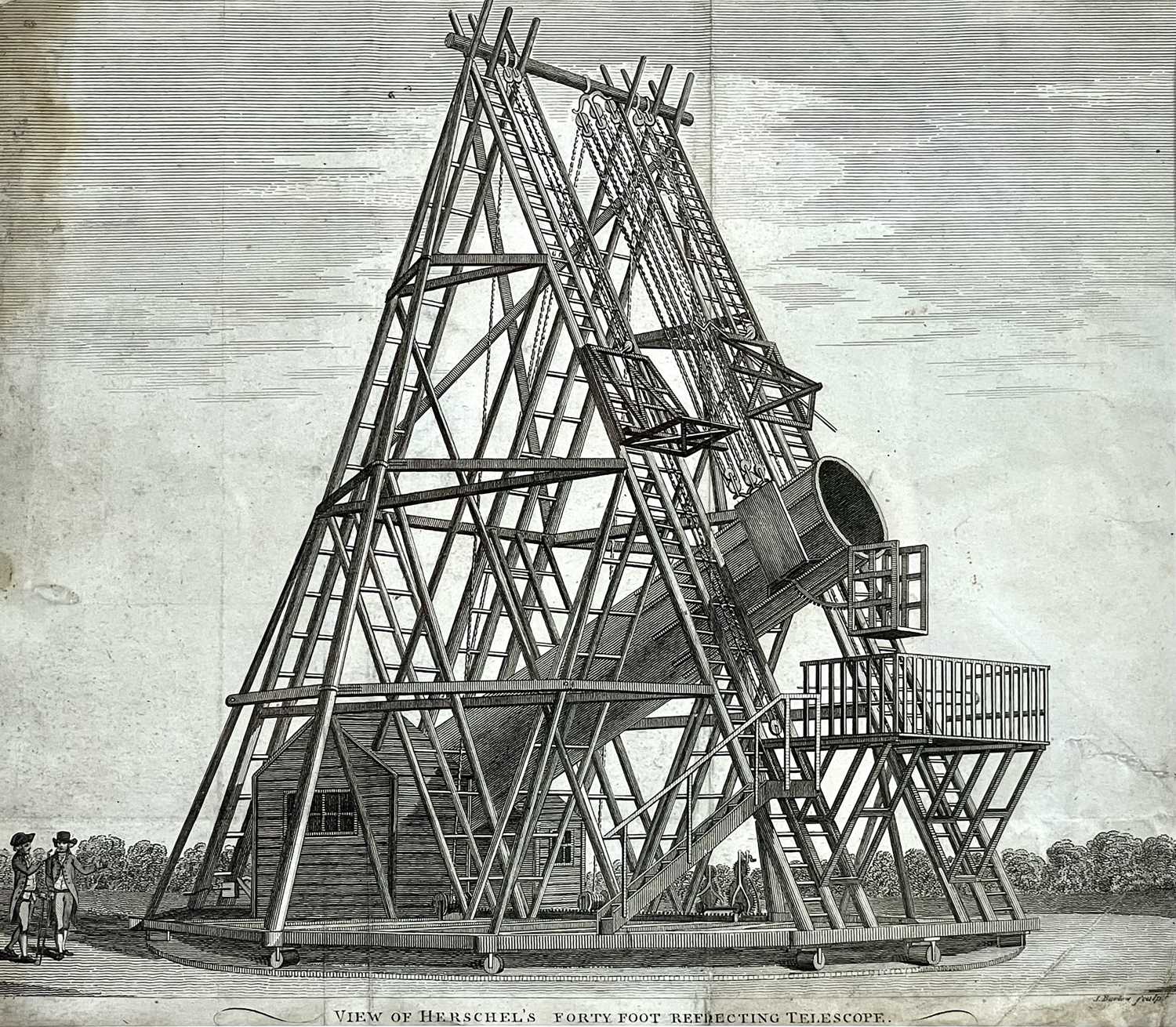 Lot 439 - 'View of Herschel's Forty Foot Telescope'.