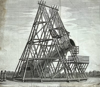 Lot 439 - 'View of Herschel's Forty Foot Telescope'.