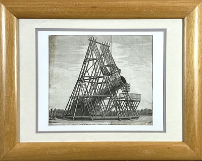 Lot 439 - 'View of Herschel's Forty Foot Telescope'.