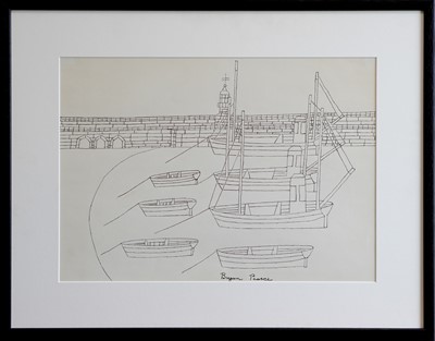Lot 267 - Bryan PEARCE (1929-2007) Boats in St Ives...