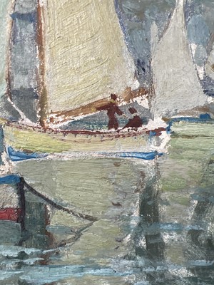 Lot 22 - Leonard RICHMOND (1889-1965) Sailing Boats, St...
