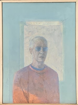 Lot 540 - David TINDLE RA (1932) Self-portrait Tempera...