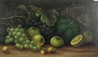 Lot 119 - Edwin STEELE (1803-1871) Still Life with Fruit...