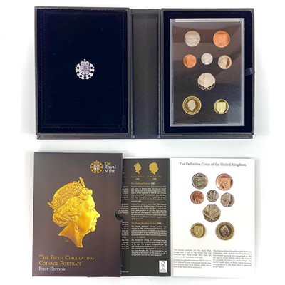 Lot 97 - Great Britain Royal Mint 2015 Definitive Proof Coin and Uncirculated 2015 Circulating Coin Sets