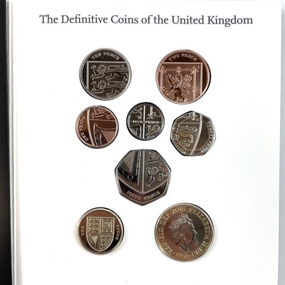 Lot 97 - Great Britain Royal Mint 2015 Definitive Proof Coin and Uncirculated 2015 Circulating Coin Sets