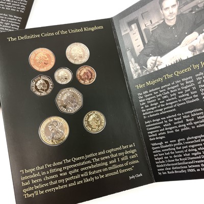 Lot 97 - Great Britain Royal Mint 2015 Definitive Proof Coin and Uncirculated 2015 Circulating Coin Sets