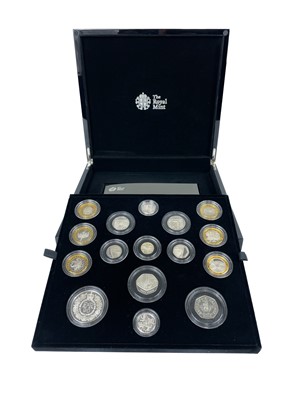 Lot 100 - Great Britain Royal Mint 2016 Silver Proof Coin Set.