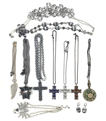 Lot 388 - A collection of Butler & Wilson fashion jewellery necklaces.