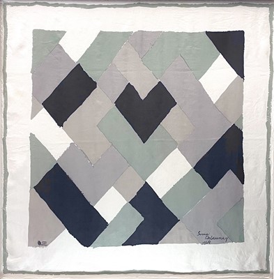 Lot 594 - Sonia DELAUNEY (1885-1979) Untitled Silk scarf...