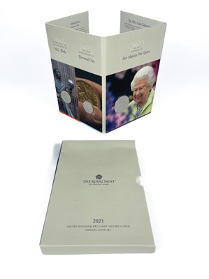 Lot 111 - Great Britain Royal Mint 2021 United Kingdom Brilliant Uncirculated Annual Coin Set.