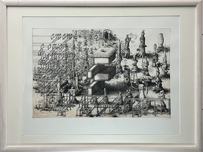 Lot 486 - Paul NOBLE (1963) Paul's Place Etching on...