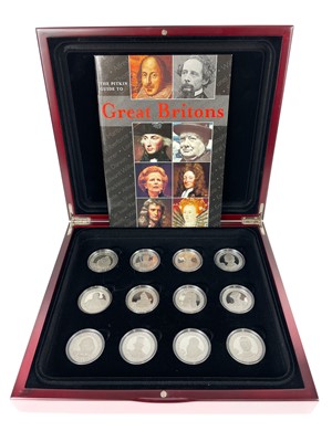 Lot 116 - Channel Islands "Great Britains" 12 Coin Silver Proof Set.