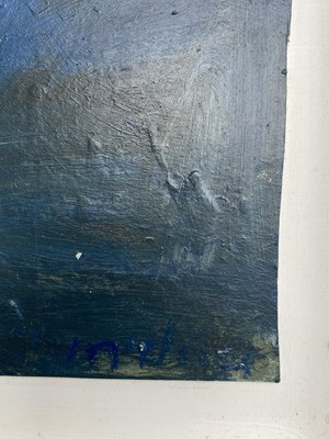 Lot 388 - Daphne MCCLURE (1930) Coastline Oil on board...