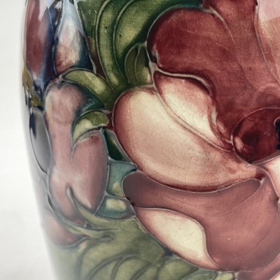 Lot 805 - William Moorcroft, anemone pattern vase, of...