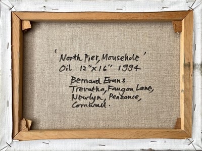 Lot 208 - Bernard EVANS (1929) North Pier, Mousehole Oil...