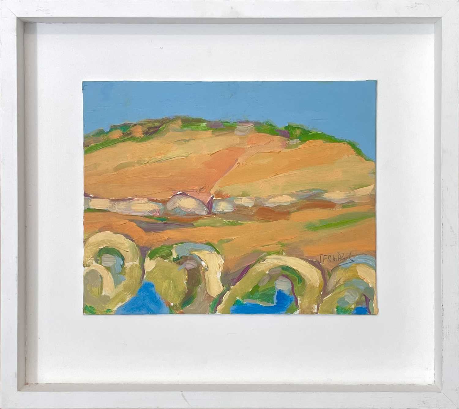 Lot 136 - Jim WHITLOCK (1944) Hot Hillside Menorca Oil