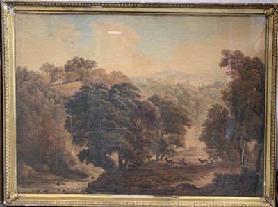 Lot 300 - Attributed to John GLOVER (1767-1849) Deer in...