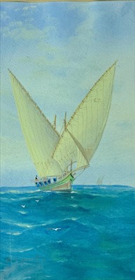 Lot 319 - Vincenzo D'ESPOSITO (1886-1946) Sail Boats...