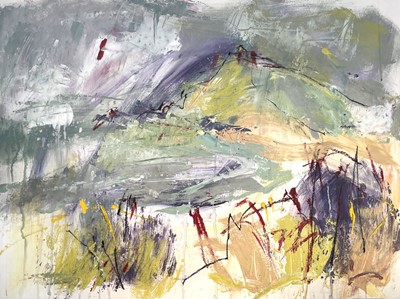 Lot 200 - Ges WILSON (1954) Abstract Acrylic on paper...