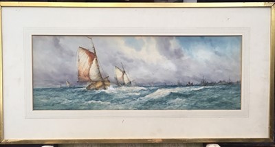 Lot 324 - J. HILL (19th Century) Heading Home...