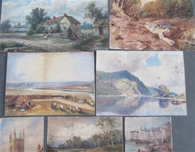 Lot 656 - A Collection of Approximately 40 watercolours