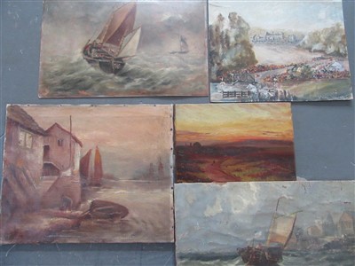 Lot 657 - A Collection of Eight Oils