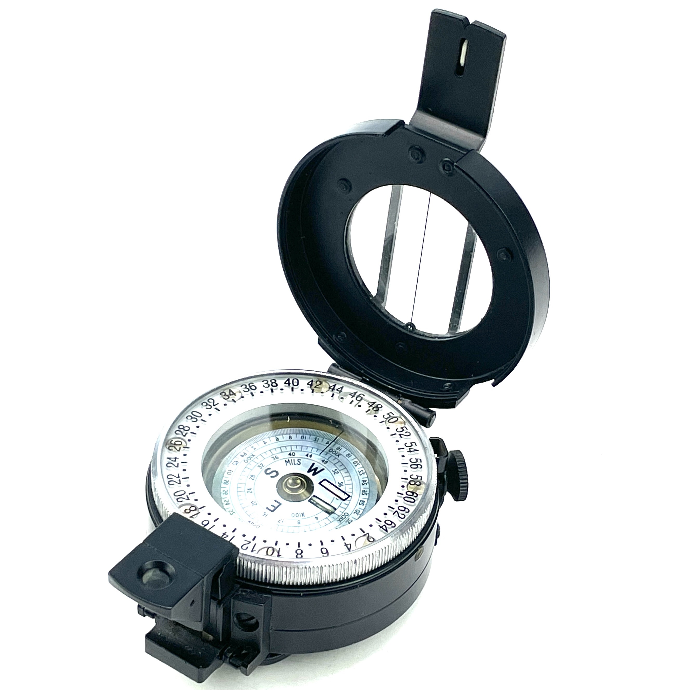 Markis Compass Lot 52 - A Francis Barker M73 prismatic compass, circa