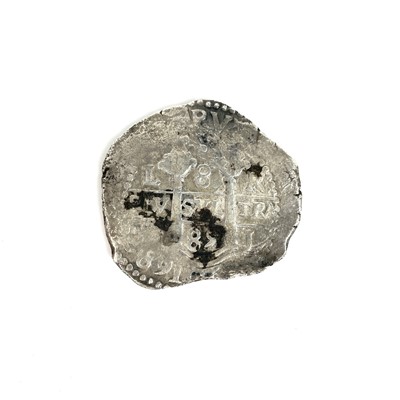 Lot 148 - Silver Piece of 8 1689