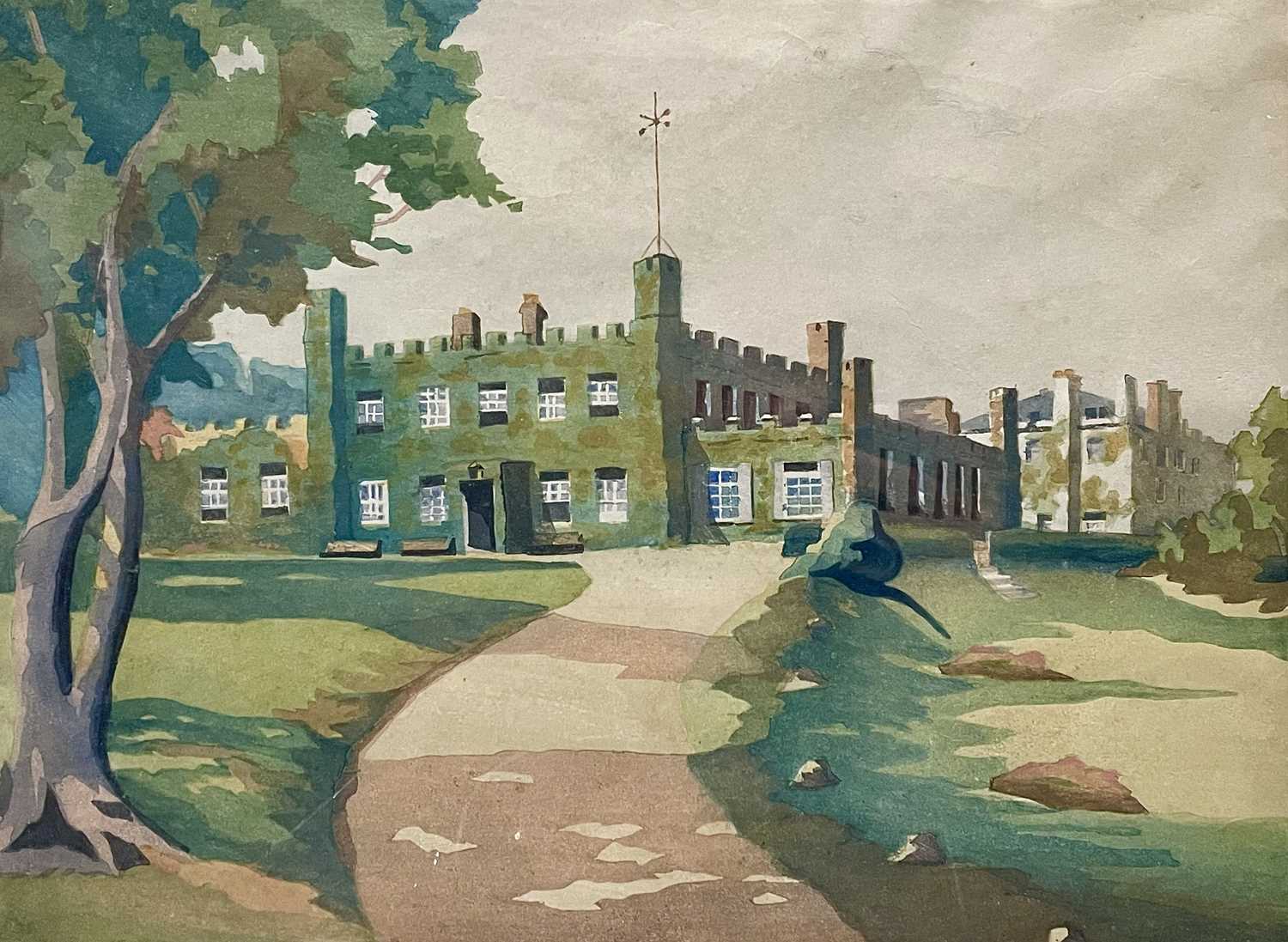 Lot 377 - Eric SLATER (1896-1963) Tregenna Castle Hotel...