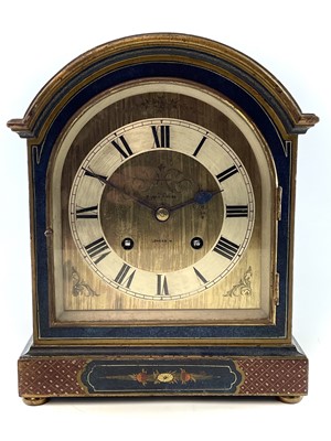 Lot 1700 - A Mappin & Webb Chinoiserie mantle clock with...