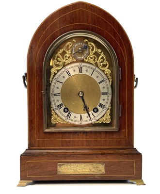 Lot 1701 - An early 20th century bracket clock by...