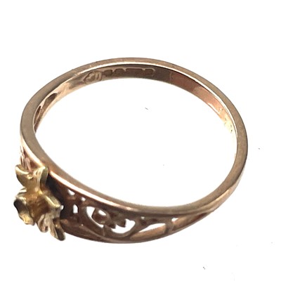 Lot 165 - Two 9ct hallmarked rose gold rings.