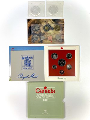 Lot 135 - Canada Silver and Uncirculated Coins.