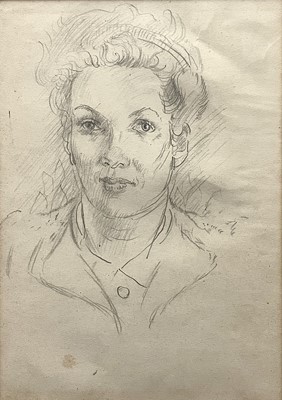 Lot 436 - Bernard Howell LEACH (1879-1979) Portrait of...