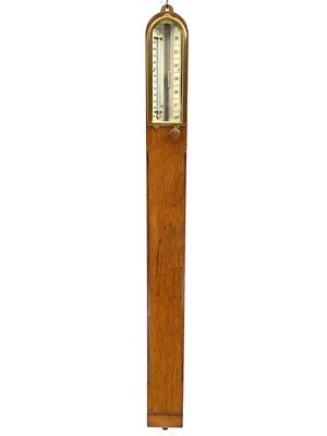 Lot 1717 - A late Victorian oak Pastorelli & Rapkin stick...