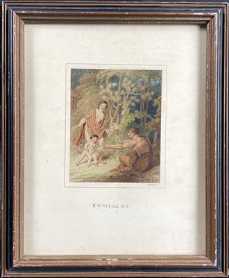 Lot 1470 - Richard WESTALL (1765-1836) Figures in a...