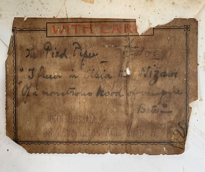 Lot 655 - John HASSALL (1868-1948) The Pied Piper Mixed...