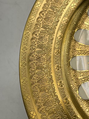 Lot 834 - An Aynsley fruit decorated porcelain plate,...