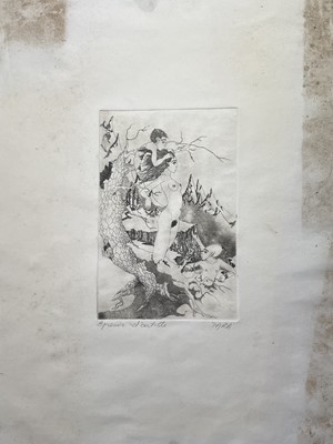 Lot 631 - TARA Nine exotic etchings Each signed The...