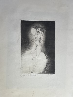 Lot 631 - TARA Nine exotic etchings Each signed The...