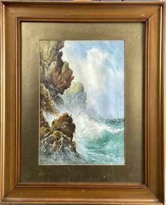 Lot 1402 - Arderne CLARENCE (1882-1966) Pounding Waves...