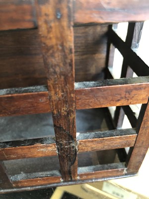 Lot 292 - A Regency rosewood correspondence letter box.