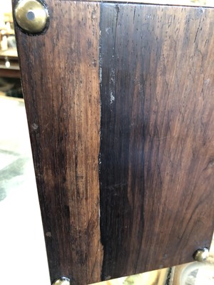 Lot 292 - A Regency rosewood correspondence letter box.