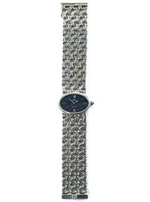 Lot 305 - An Omega De Ville 1970's manual wind ladies chain link bracelet wristwatch.