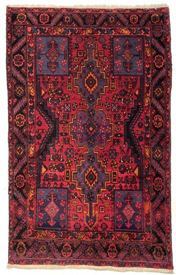 Lot 1228 - A Hamadan rug, North West Persia, mid 20th century.